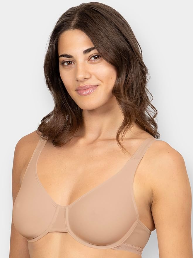 Fit For Me by Fruit of the Loom cotton unlined underwire bra breathable full coverage
