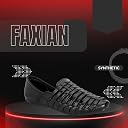 FAXIAN Men's Black Synthetic Slip_On Comfortable/Attractive & Ethnic Nagra Juttis & Mojaris 09 (UK/India) (2015) gallery image