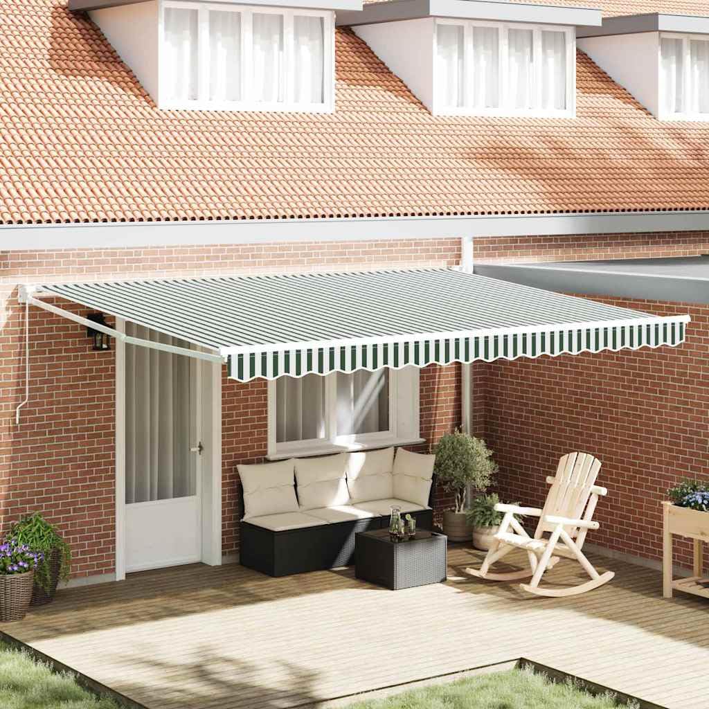 Auvent rétractable stable de grande taille pour habiller votre balcon