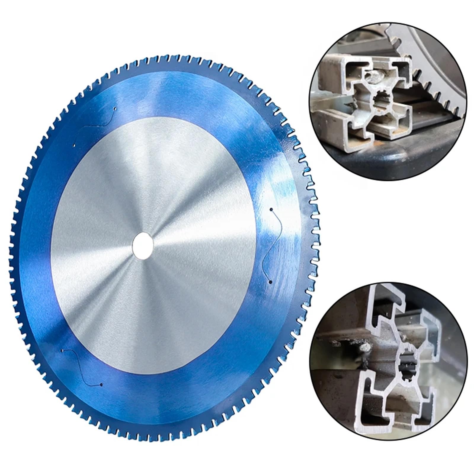 Disco de corte de Metal, hoja de sierra Circular 90T de 355x25,4mm for cortar aluminio, hierro, acero, hoja de sierra de carburo, herramientas de corte de Metal