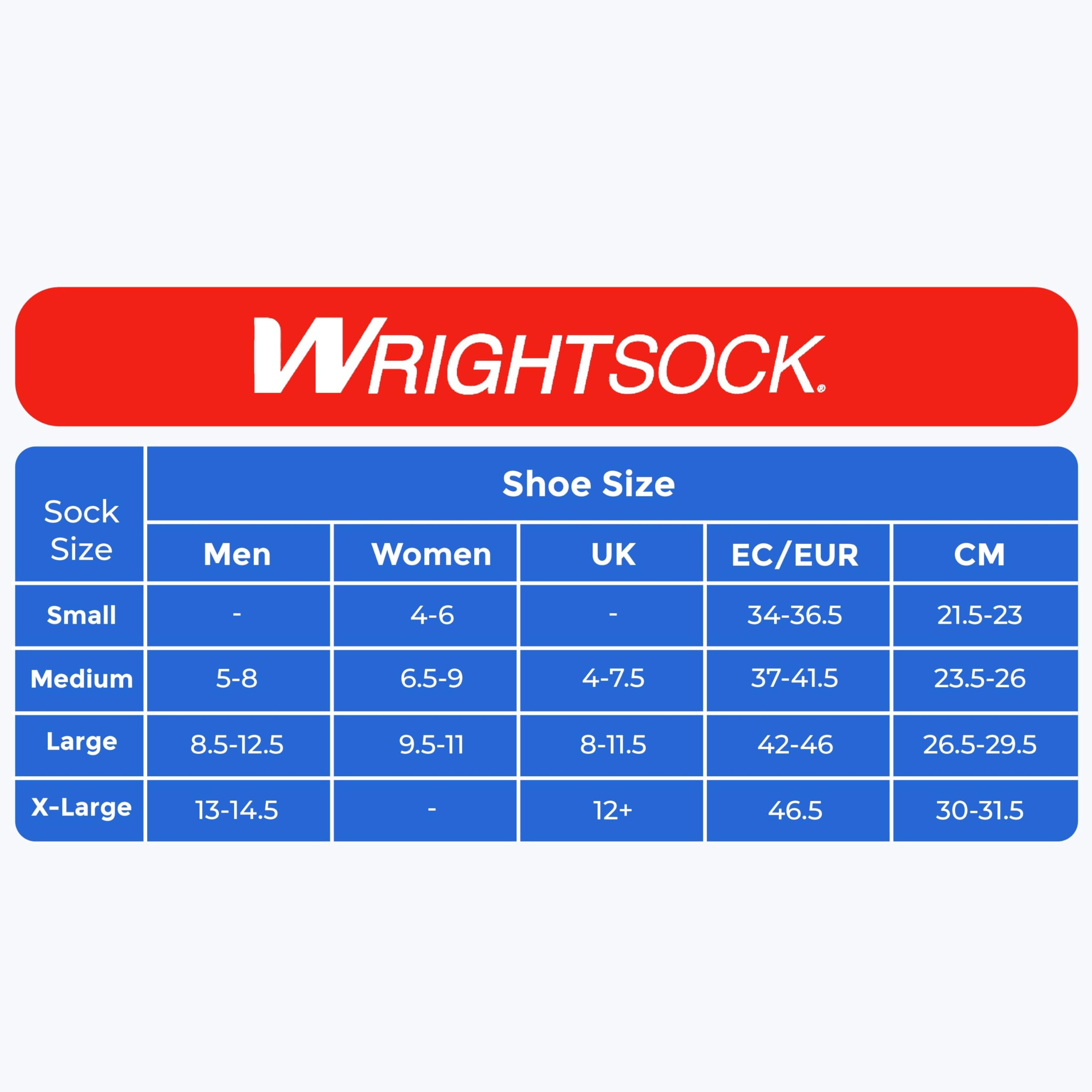 Wrightsock Calzini da corsa ultra sottili per uomini e donne, imbottiti, ecologici e anti vesciche, con il nostro design sagomato del piede, realizzati in America con regolazione dell'umidità, nero,
