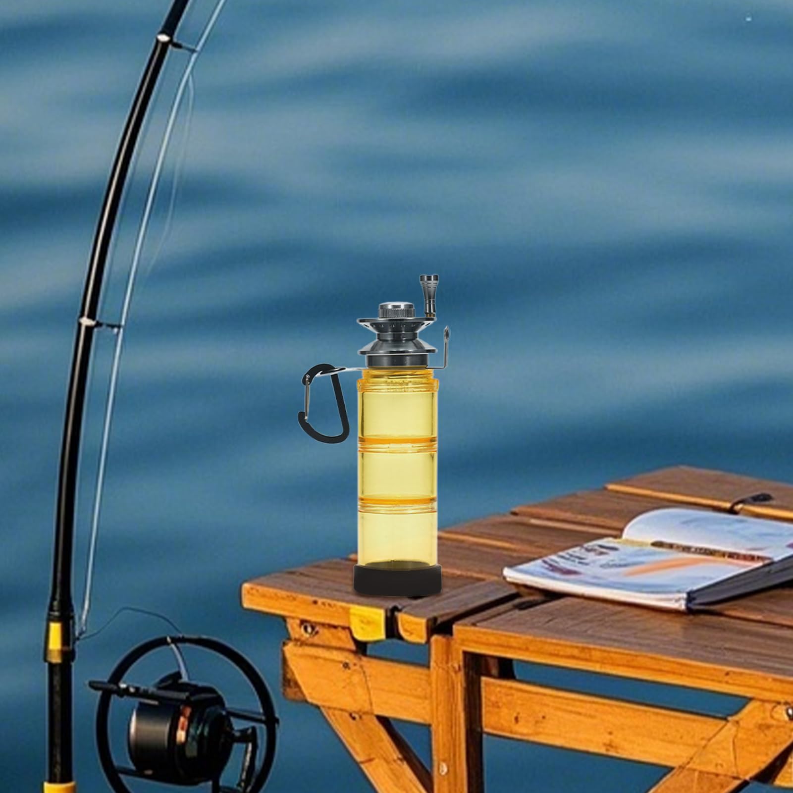 Organizzatore Per Esche Da Pesca Porta Esche da Pesca | Astuccio Impermeabile Portatile per Barche Kayak Escagioni Acqua Salata Viaggi Campeggio Escursionismo All'aperto
