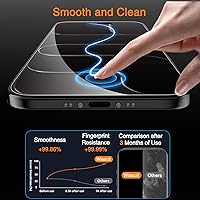 Vista 4 de Wiaocit Paquete de 3 protectores de pantalla de vidrio templado para iPhone Air, dureza 9H, sin burbujas, compatible con fundas
