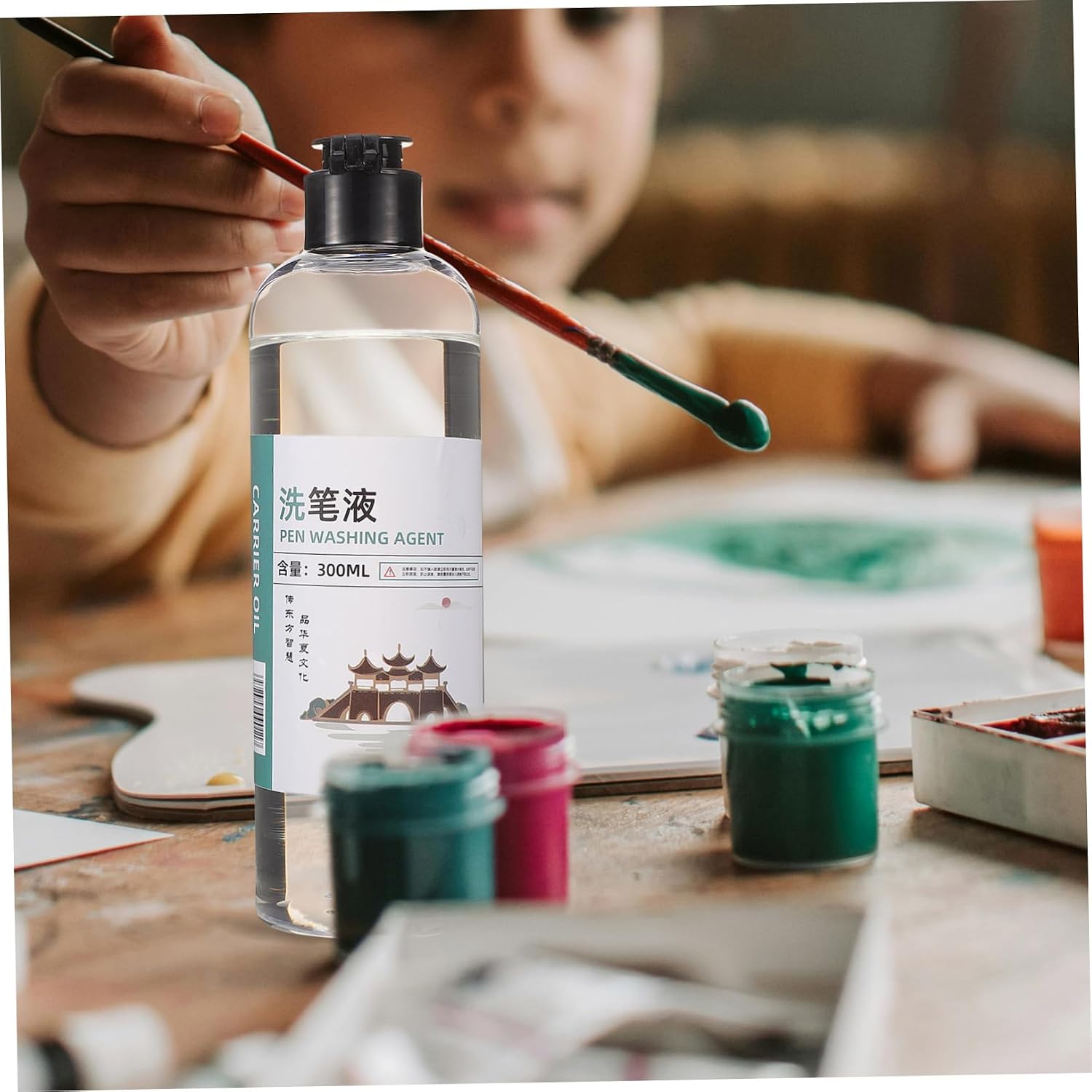 Acrylic Paint Brush Cleaner Oil Paint Brush Liquid for Mixing and Removal Essential Tool for Artists and Performance