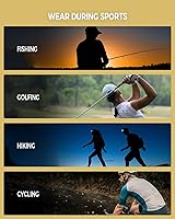 Vista 4 de Night Vision Glasses for Men Women, Anti Glare HD Polarized Sunglasses Driving UV400 Protection