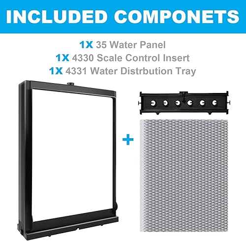 Miniatura 4 de Kit de mantenimiento del humidificador 4839 se adapta al filtro de reemplazo del humidificador del panel de agua Aprilaire No.35, se adapta a los