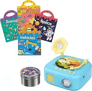 Amazon.com: HOMESTEC Reusable Sticker Books 4 Sets and Story Dream ...