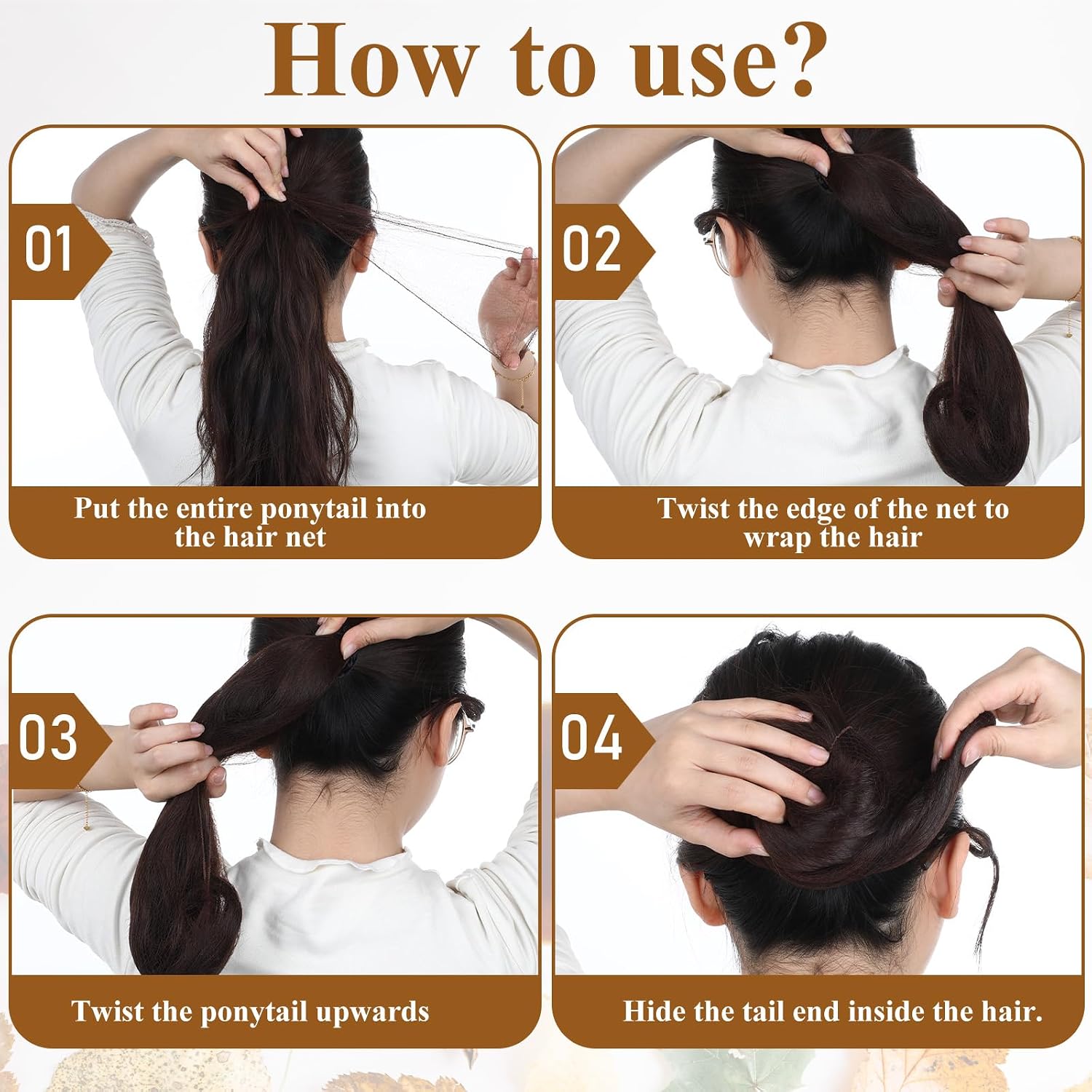100 Pcs Wig Hair Net, Invisible Mesh Hairnets For Women, Elastic Edge Bun Nets For Dance Ballet, Individual Package, Black