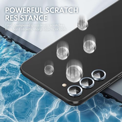 Miniatura 42 de i-Blason Protector de lente de cámara para Samsung Galaxy S23 Ultra, [vidrio templado 9H] Funda de cámara de vidrio antiarañazos ultrafina