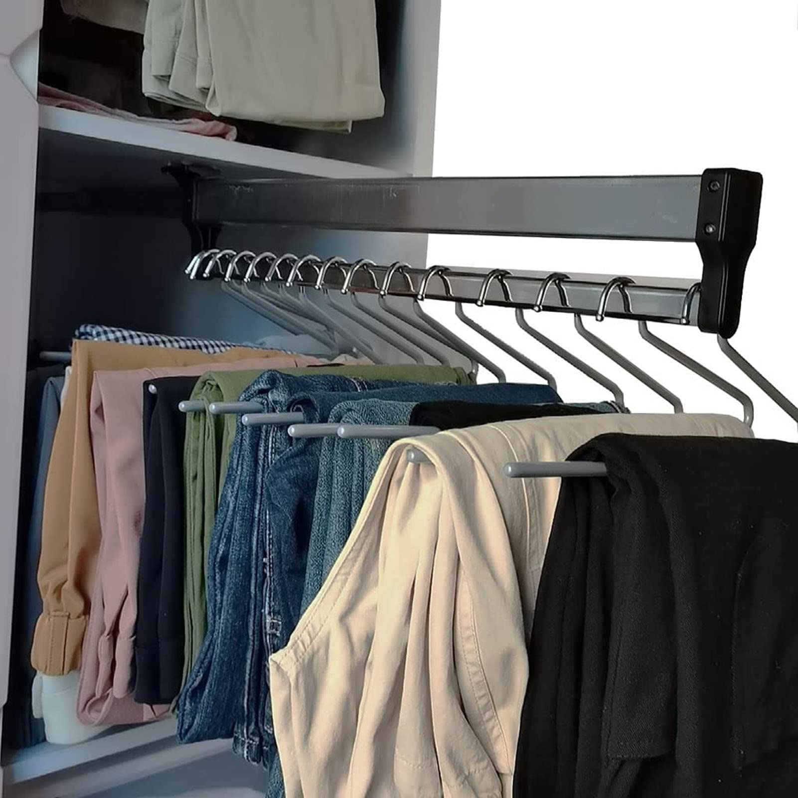 Pantalons et manteaux organisateur de garde-robe à économie d'espace