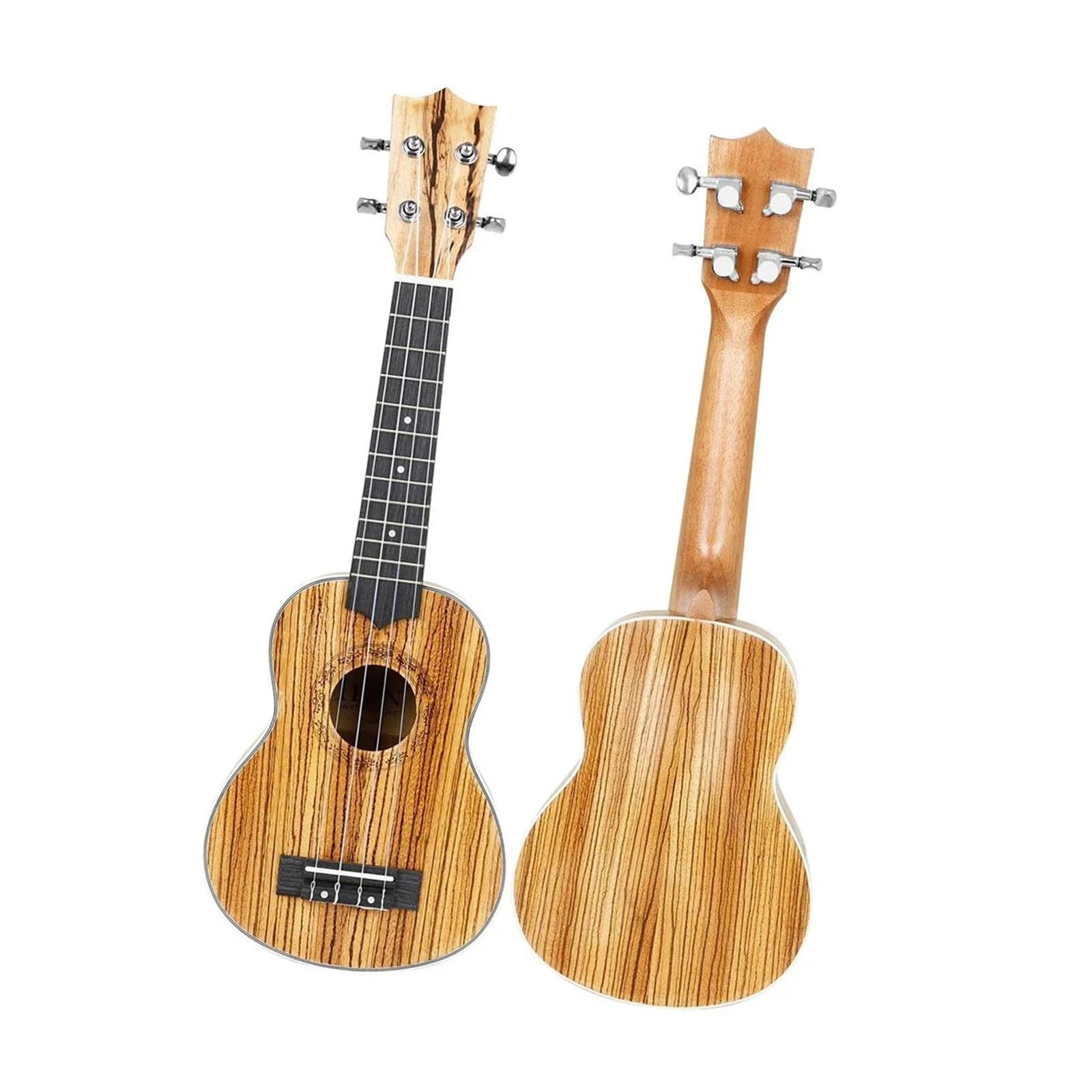 Ukulele 21/24 Oder 26 Zoll Zebrawood Und Ebenholz Minigitarre 4 Saiten Zupfinstrument Ukulele