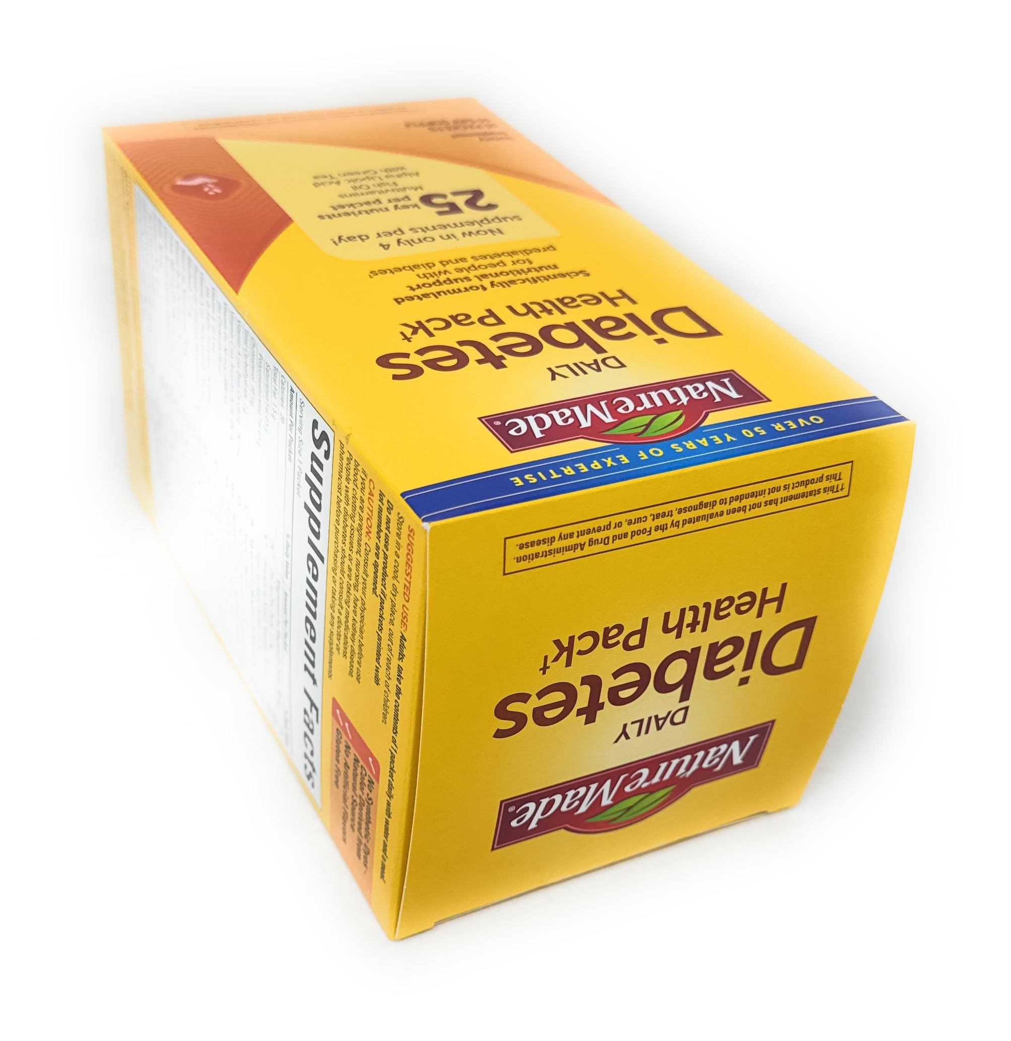 Nature Made Daily Diabetes Health Pack, Dietary Supplement for Nutritional Support, 60 Packets — Amazon image 5