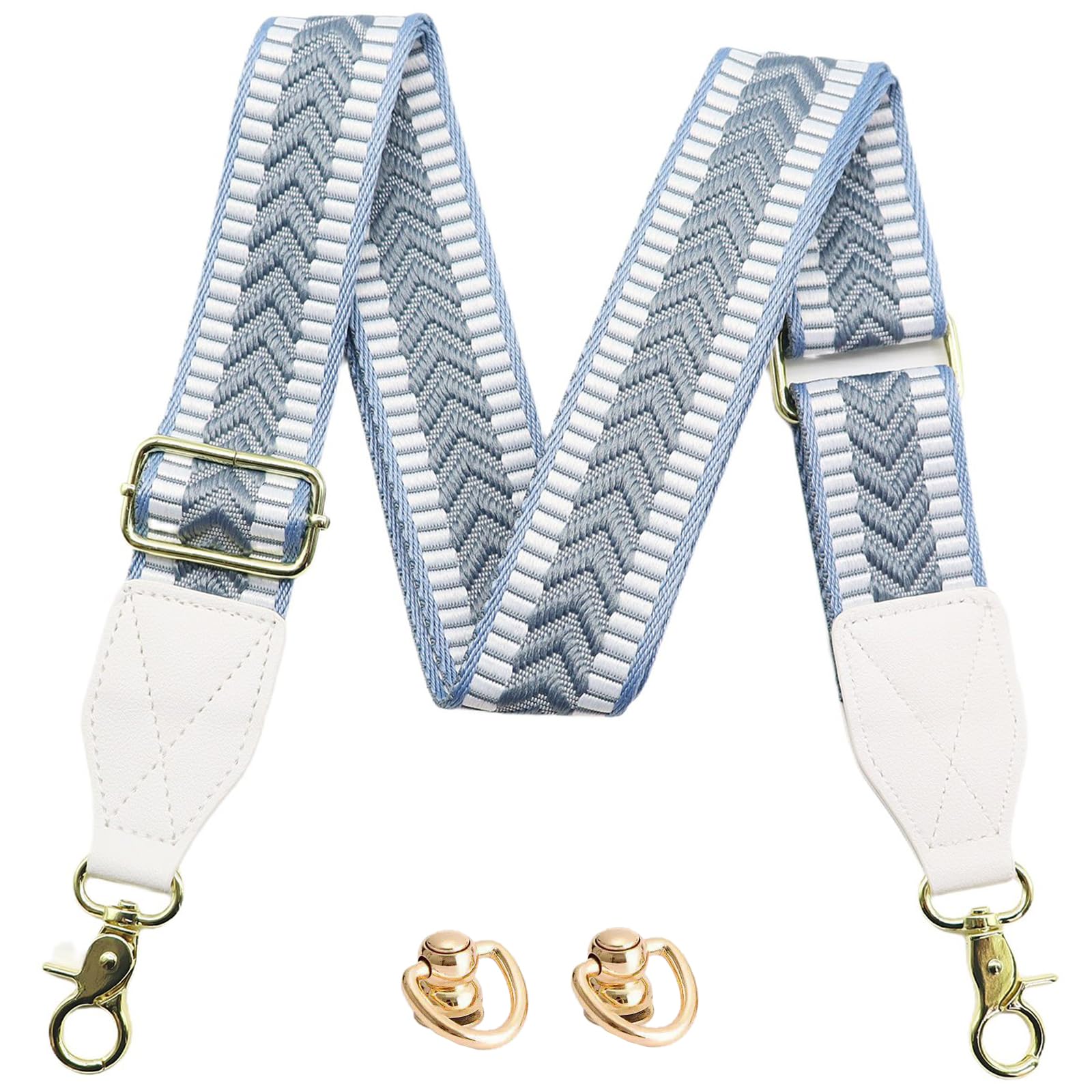 LEMEDE Purse Strap Replacement Crossbody 1.5" Wide Shoulder Strap Adjustable Straps Handbag Strap Replacement Belts