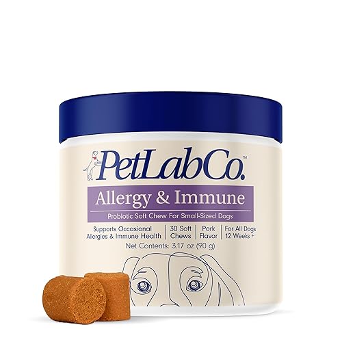 Allergy & Immune Daily Probiotics for Dogs. Supports Yeast Production,