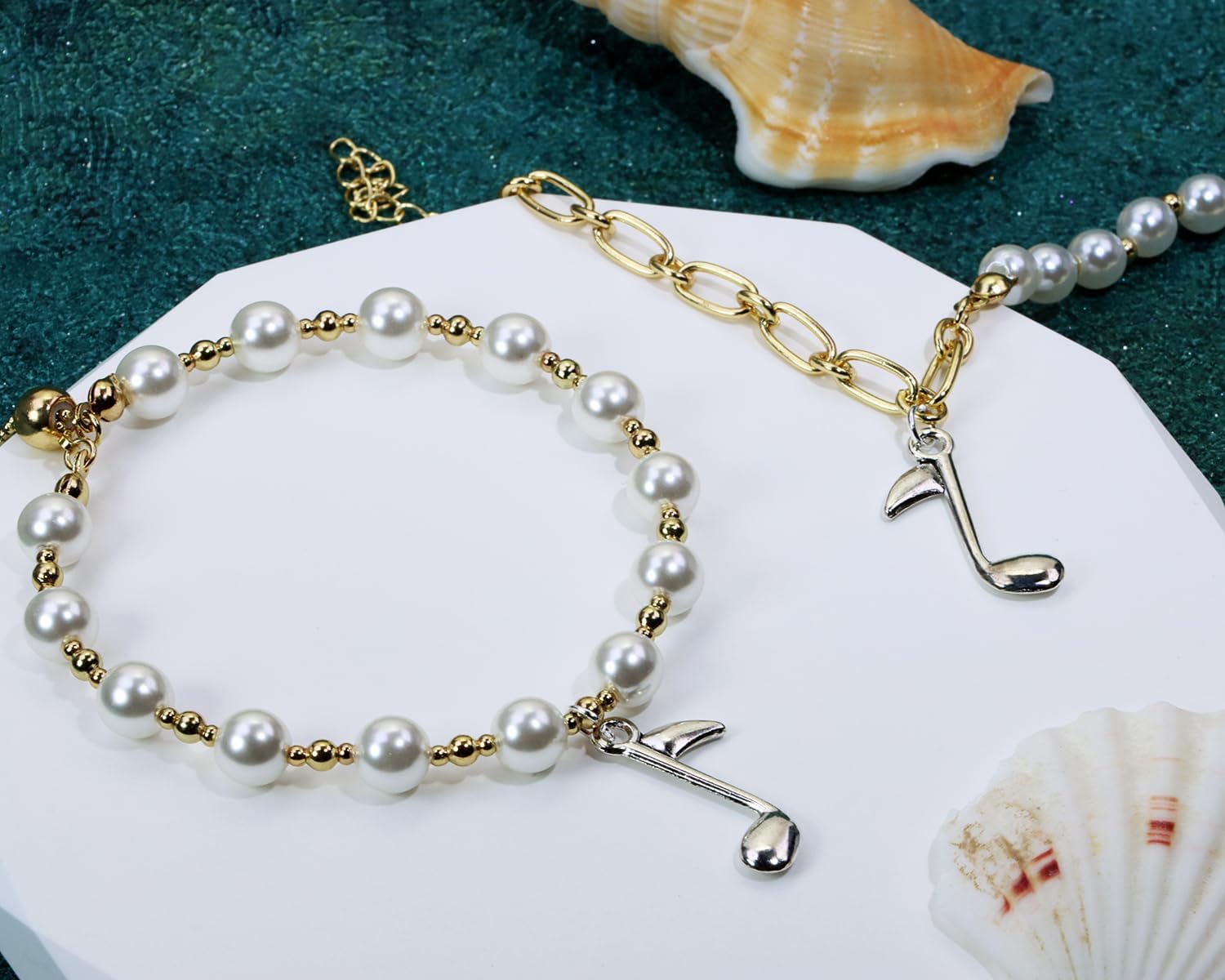 Metal Musical Symbol Note Charms Music Theme Instrument Pendant for Bracelet Earring Necklace Keychain Jewelry Making Cards Scrapbook Gift Christmas Ornaments DIY Craft, 50PCS - Image 2