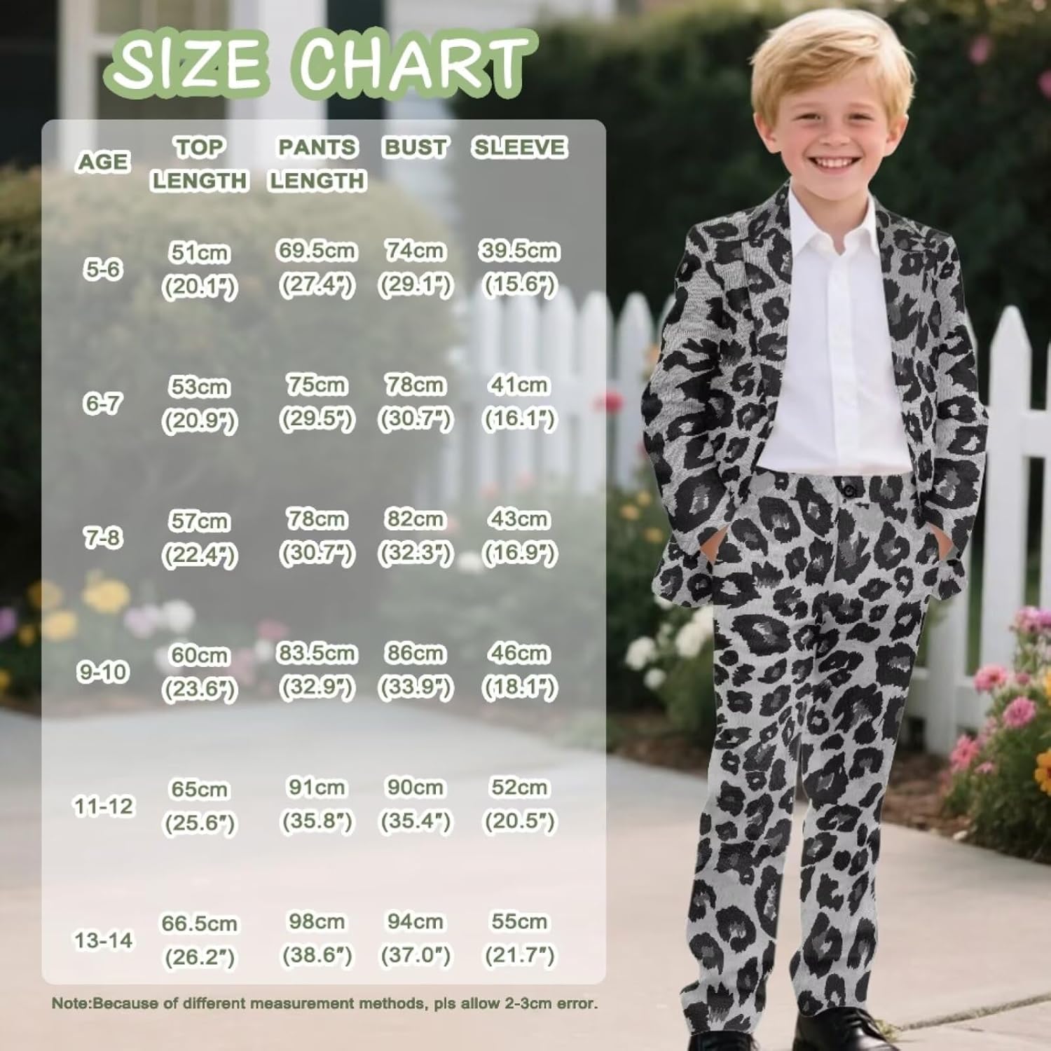 Suit Set for Boys, Formal Slim Fit Tuxedos Breathable Suit Jacket and Pant Cozy Kids Blazer Pant Set Size 5-14 Years