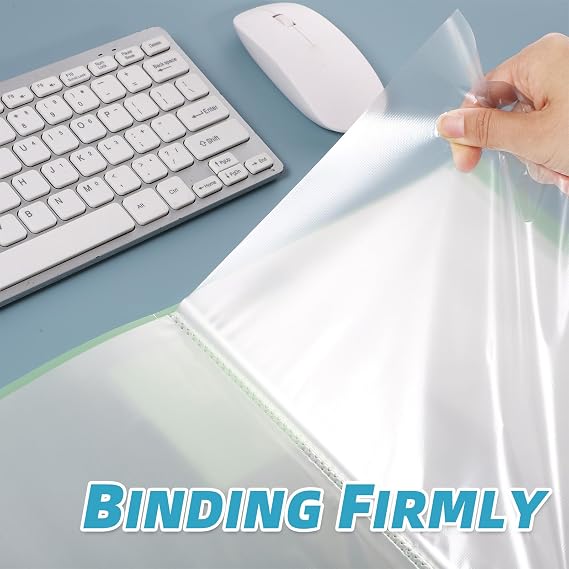 Thboxes 5 Pcs A4 Display Folders, Total 200 Pockets Presentation Folders