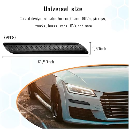 Miniatura 2 de 2 tiras antiarañazos para parachoques de automóvil, protector de parachoques de esquina delantera y trasera, parachoques de goma anticolisión, borde