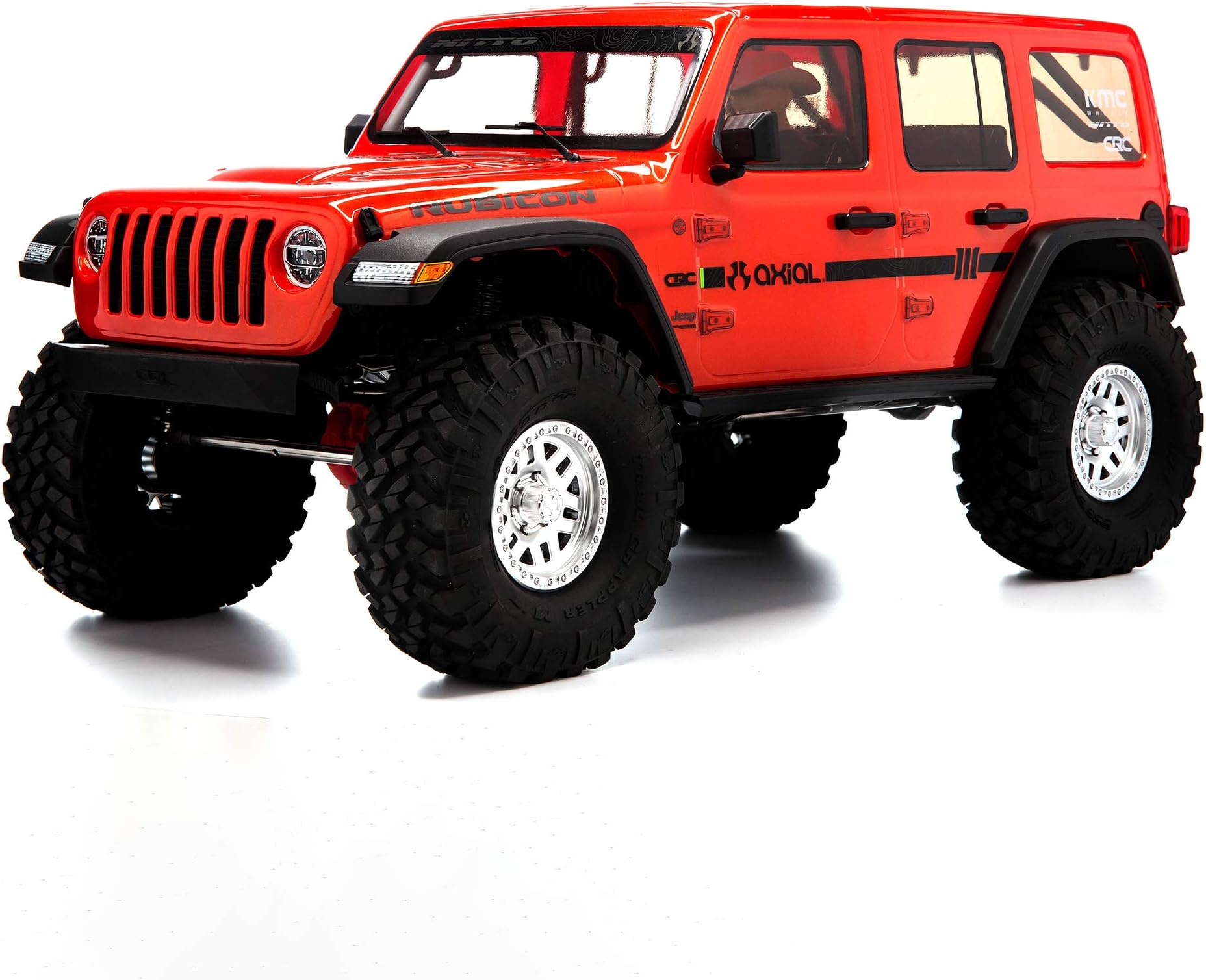 Axial 1/10 SCX10 III Jeep JLU Wrangler with Portals RTR, Orange, AXI03003T2