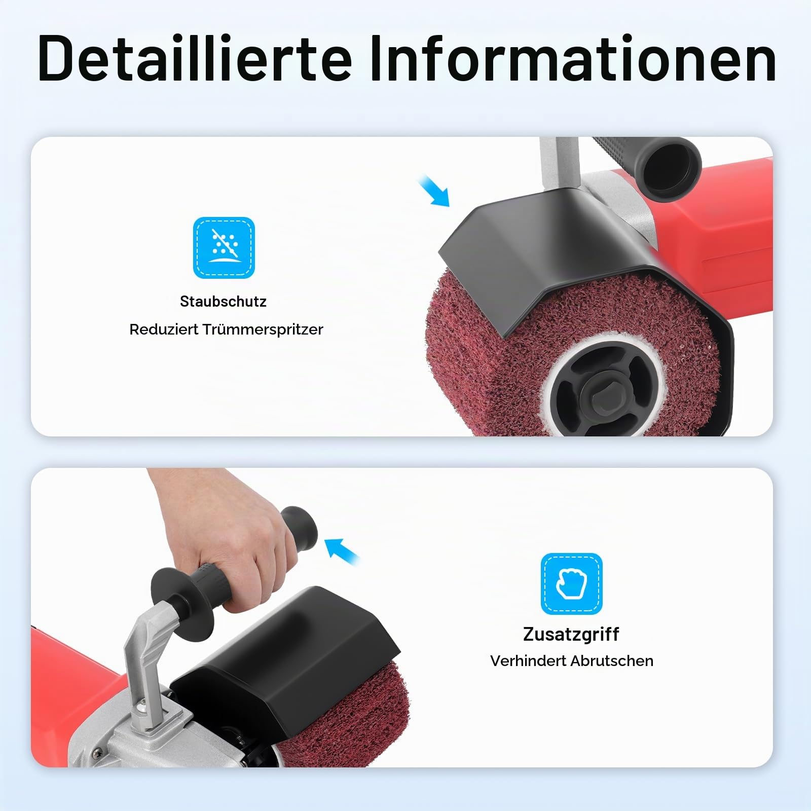 Satiniermaschine holz, 1580w Bürstenschleifer Bürstmaschine 220v Vielseitige Satiniermaschine für Oberflächen-Renovierung, für Holz, Metall und Edelstahl