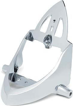 Kuryakyn 3128 Motorcycle Lighting Component Customer Rear Turn Signal and License Plate Mount for 2014-20 Indian Motorcycles, Chrome