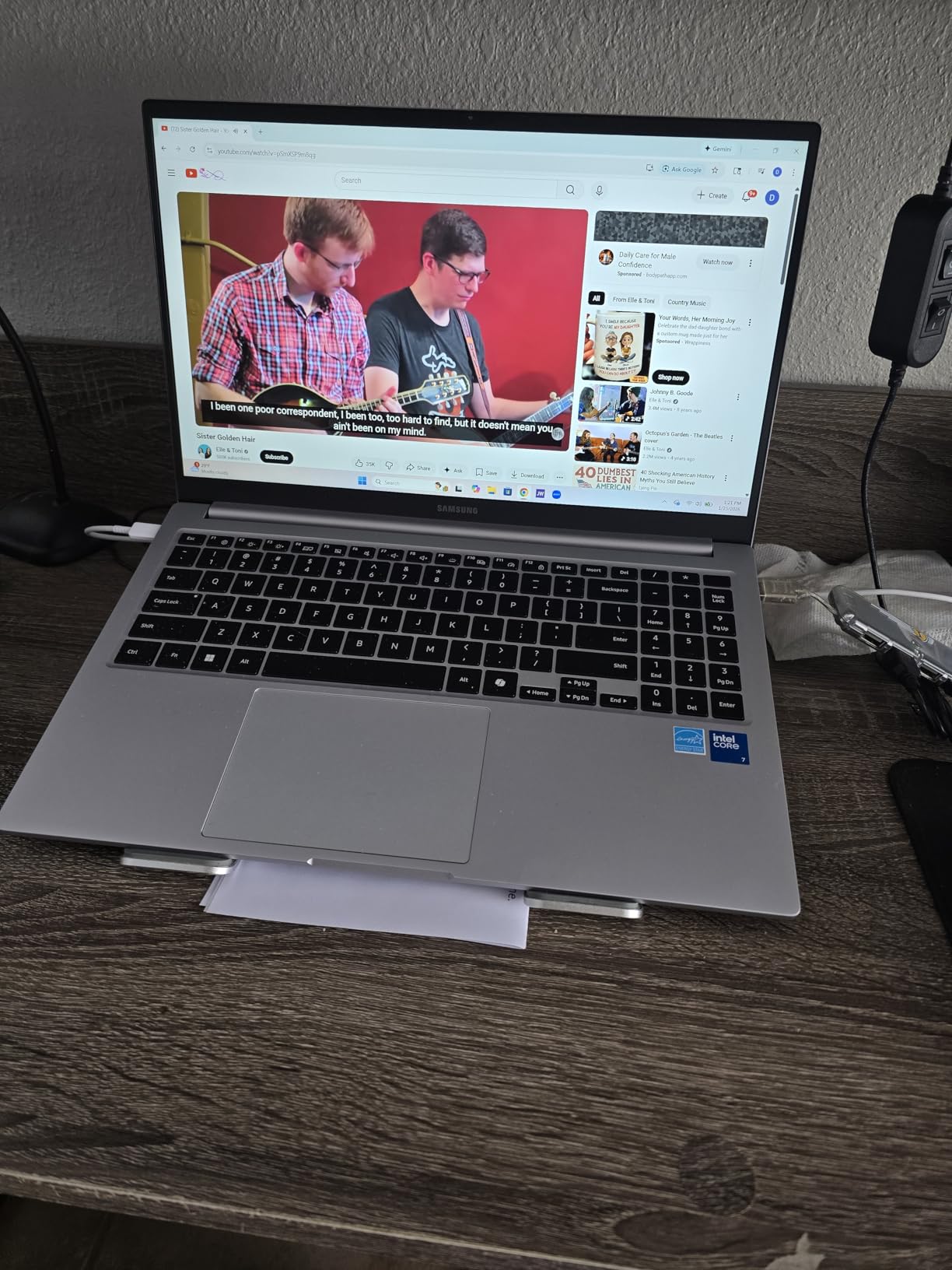 Samsung Galaxy Book4 Laptop | 15.6 Inch FHD AMOLED Display | Intel Core 3 | 8 GB RAM | 256 GB SSD | Windows 11 | Aluminium Grey| Works with Galaxy Phone & Tab