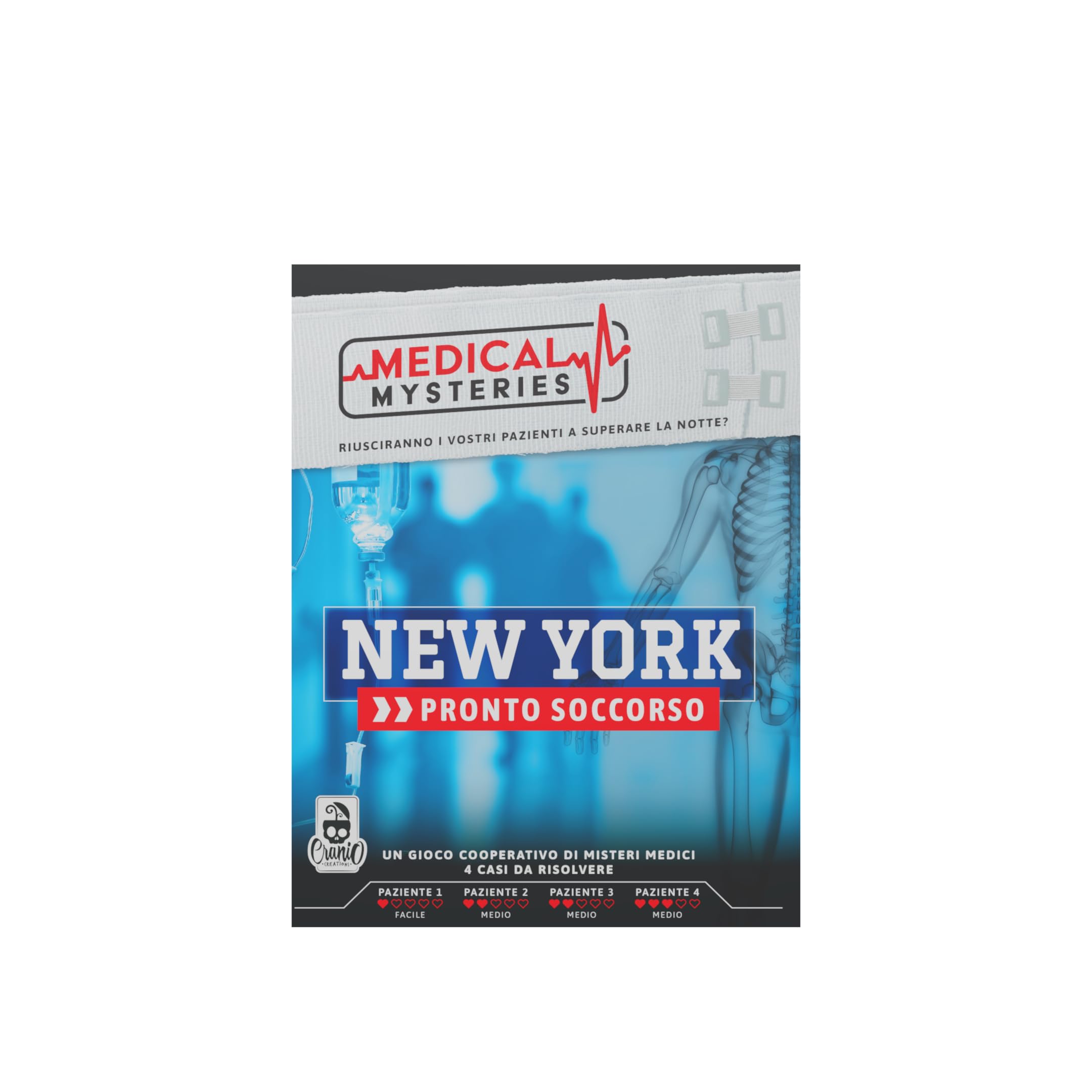 Cranio Creations - Medical Mysteries New York, Premiers Soins, Affrontez Les Mystères Médicaux et Sauvez La Vie Au Patient, Édition Italienne