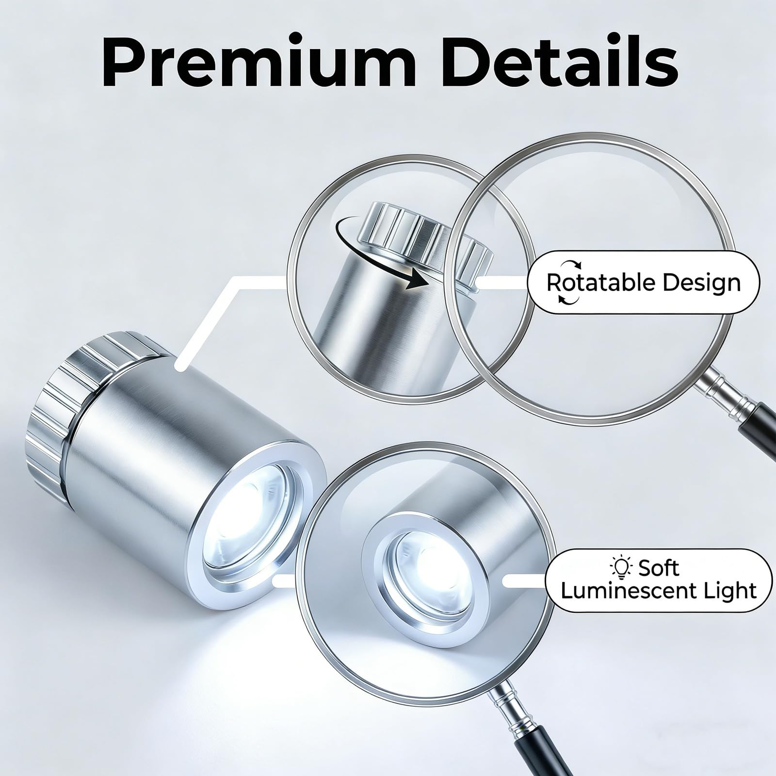 Pack de 50 Luces LED Pequeñas (Luz Blanca), Mini Lámparas a Pilas para Manualidades, Decoración de Fiestas y Accesorios para Casa de Muñecas, Iluminación Versátil para Proyectos Creativos — view 3