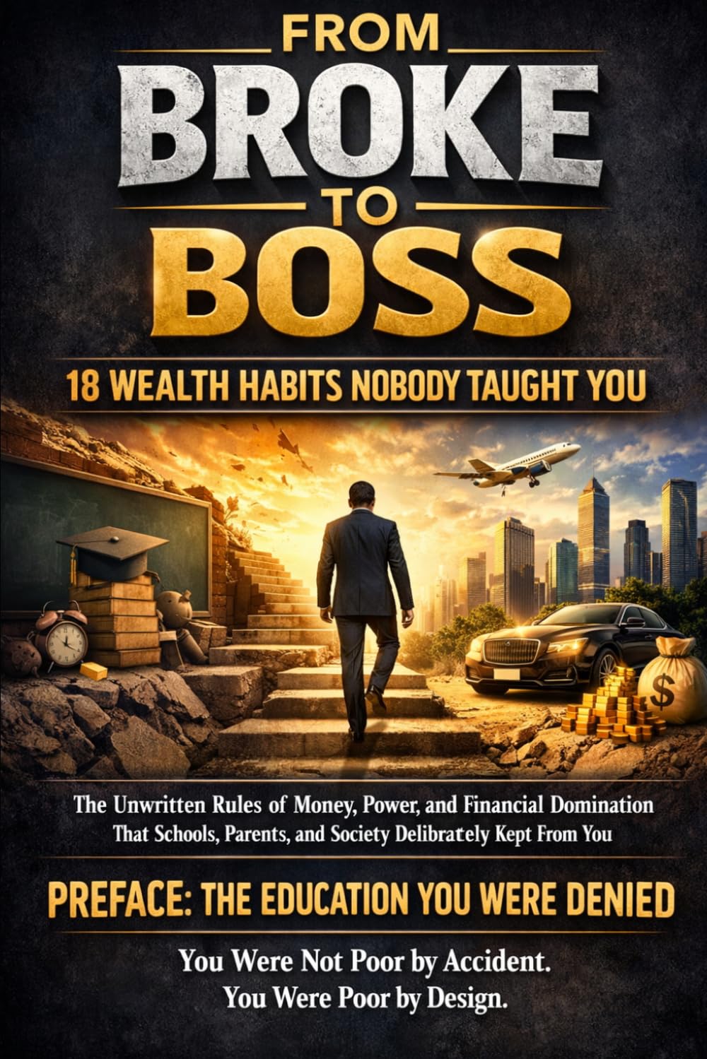 From Broke To Boss: 18 Wealth Habits NOBODY TAUGHT YOU: The Unwritten Rules of Money, Power, and Financial Domination That Schools, Parents, and Society Deliberately Kept From You