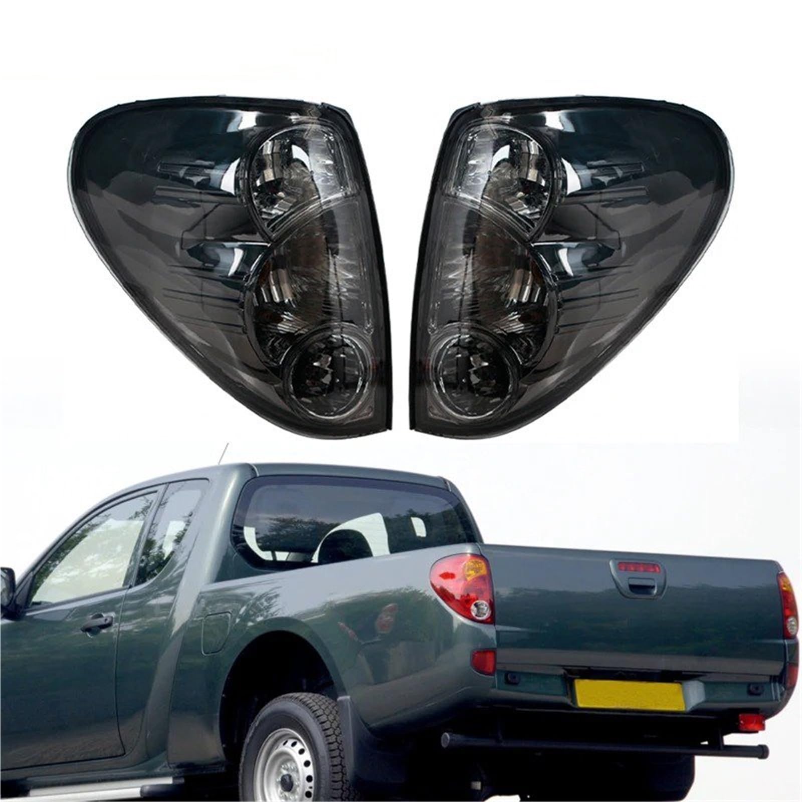 Luz Trasera Coche Para Mitsubishi L200 Para Triton Para Colt Para Pickup 05-16 Lámpara Freno Trasero Inverso Luz Trasera Humo Estacionamiento Lateral Piloto Posterior