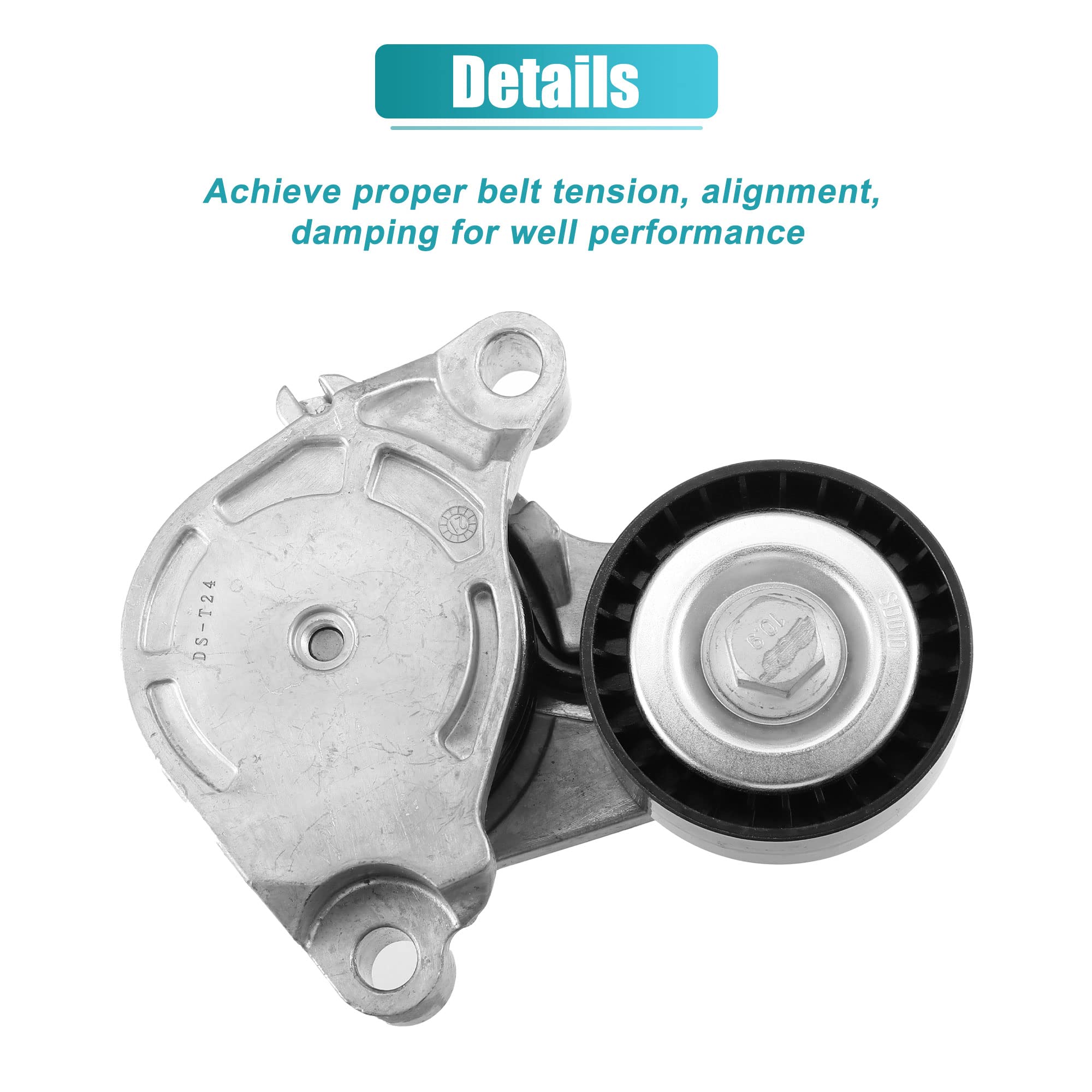 Amazon.com: X AUTOHAUX Belt Tensioner Assembly 11288600357