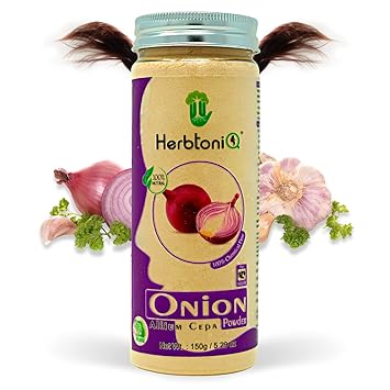 HerbtoniQ 100% Natural Onion Powder For Hair Care Mask (Allium Cepa) 150g