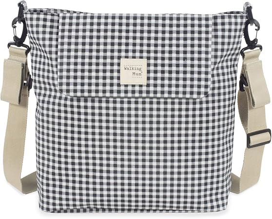Walking Mum. Bolso Cambiador de Bebé I Love Vichy. Bolsa Canastilla para  carro o para colgar al hombro. Color Negro. Medidas 42X36X13 cm. :  Amazon.es: Bebé
