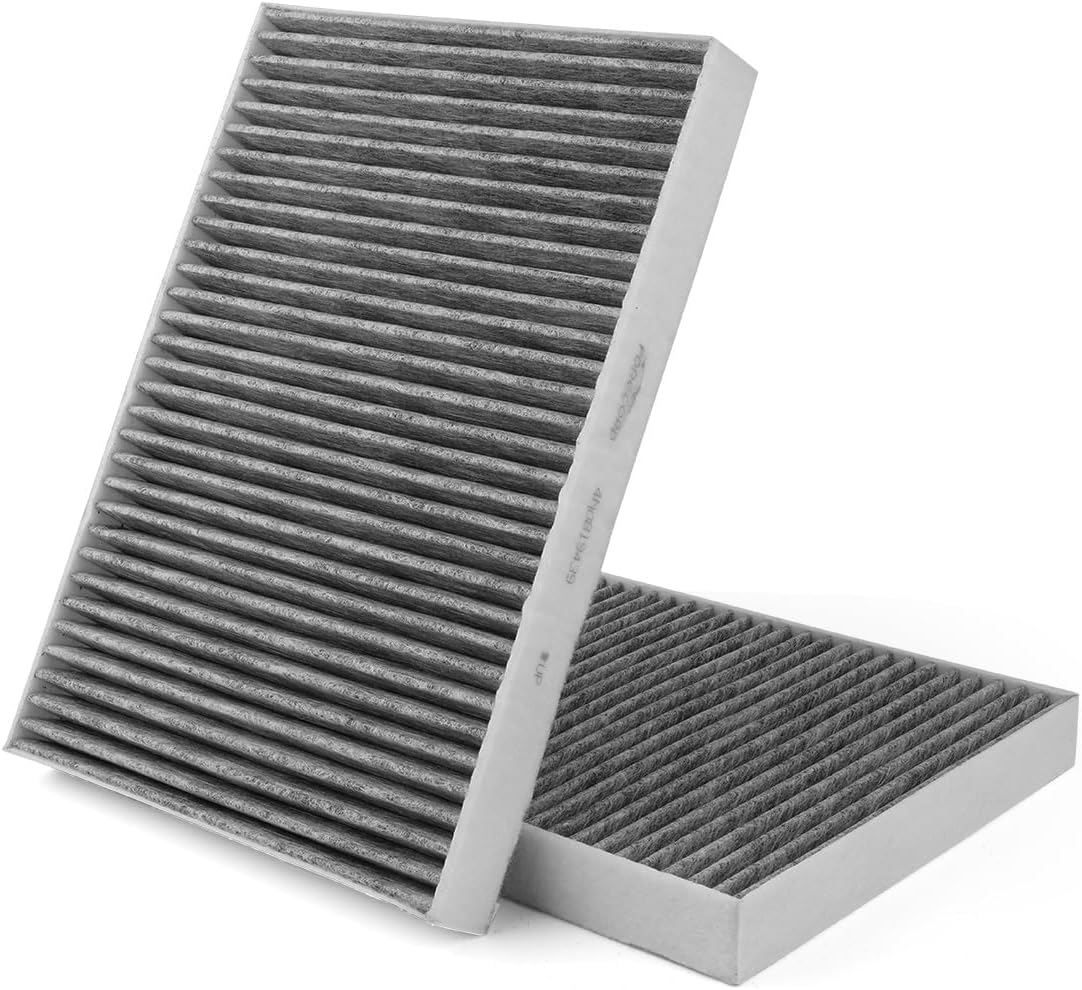 2-Pack HEPA Cabin Air Filter Fits for 2018-25 Audi Q5, 2017-26 Q7, 2017-25 A4, 2018-19 A5 Quattro, 2017-25 A4 Quattro, 2017-26 Q7 Activated Carbon Cabin Filter Replacement Car Accessories