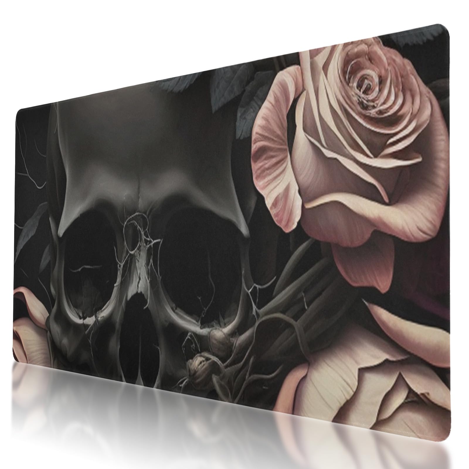 Grand Tapis De Souris Gamer Couleur Marbre Antidérapant - 88,9 X 43,2 Cm - Parfait Pour Le Bureau Ou La Maison