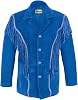 Classyak Cowboy Leather Jackets for Men Fringed Western Coat