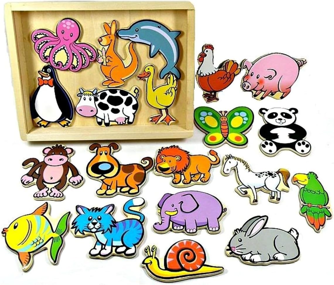 Viga Toys - 58923 - Magnetic Animals - 20pcs.
