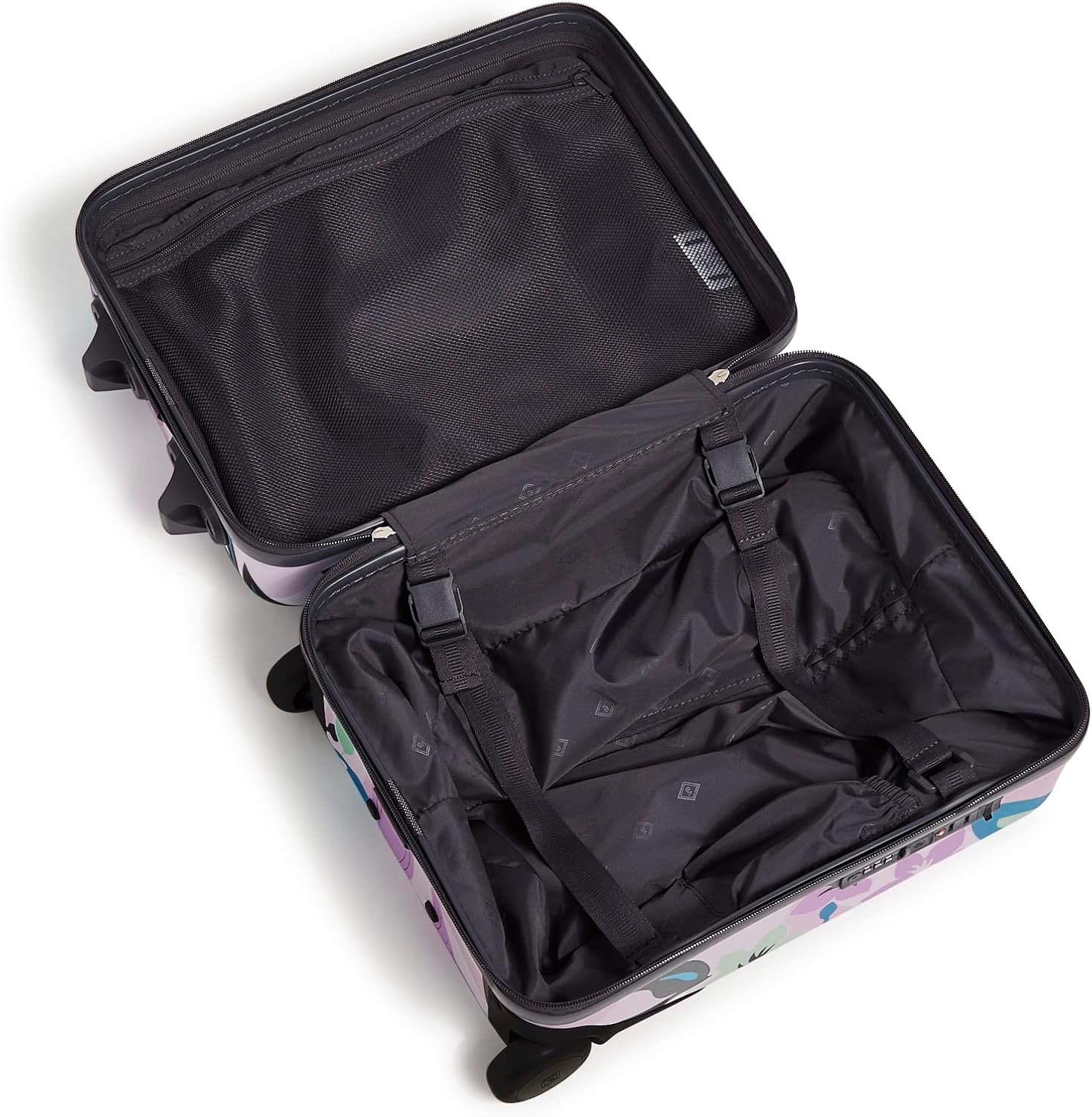 Review Vera Bradley Hardside Underseat Rolling Suitcase Luggage