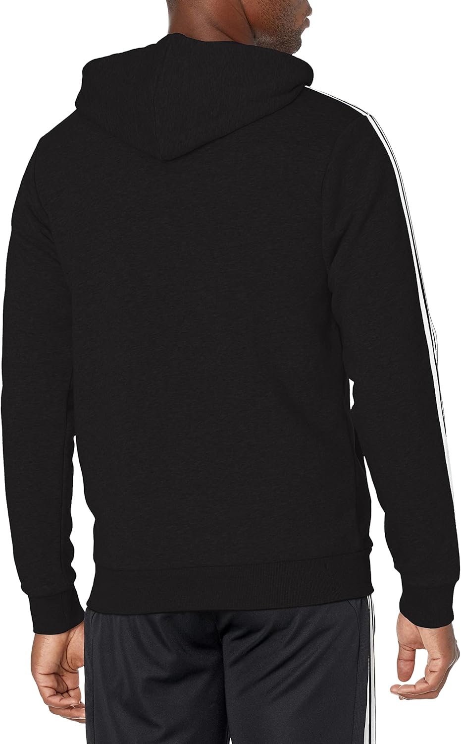 adidas mens Essentials Fleece 3-stripes Full-zip HoodieJacket - Image 3