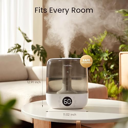 Miniatura 9 de 6L Self-Cleaning Humidifier for Large Room, CleanCare Warm & Cool Mist, No-Leak Design & Top Fill, 60 Hour Runtime, Quiet Ultrasonic Auto Mode with