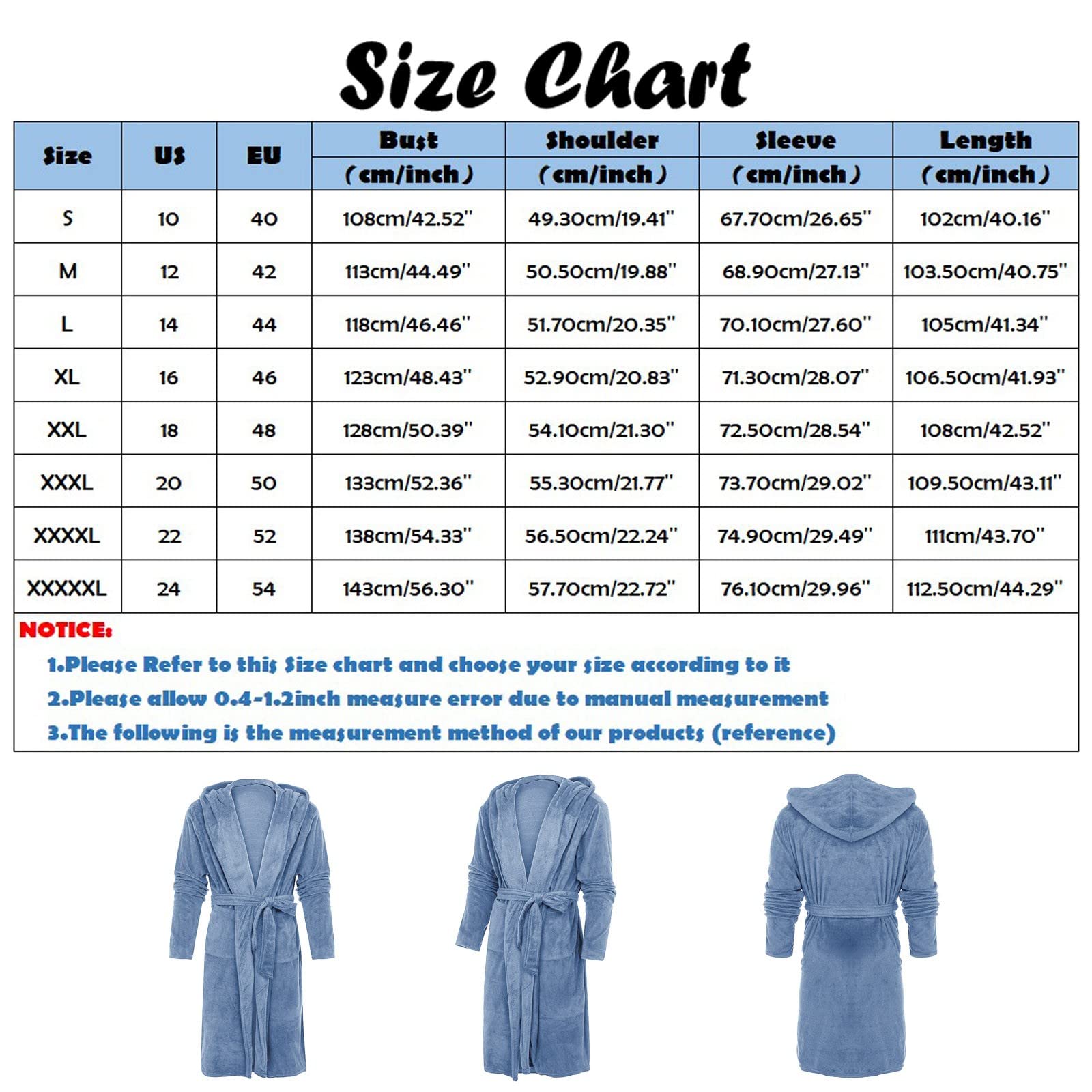 Albornoz largo con capucha para mujer, traje de casa para mujer, de felpa, bata de sauna, monocolor, unisex, color bloque, bata de casa, extra larga, cómoda, albornoz de viaje, pijama