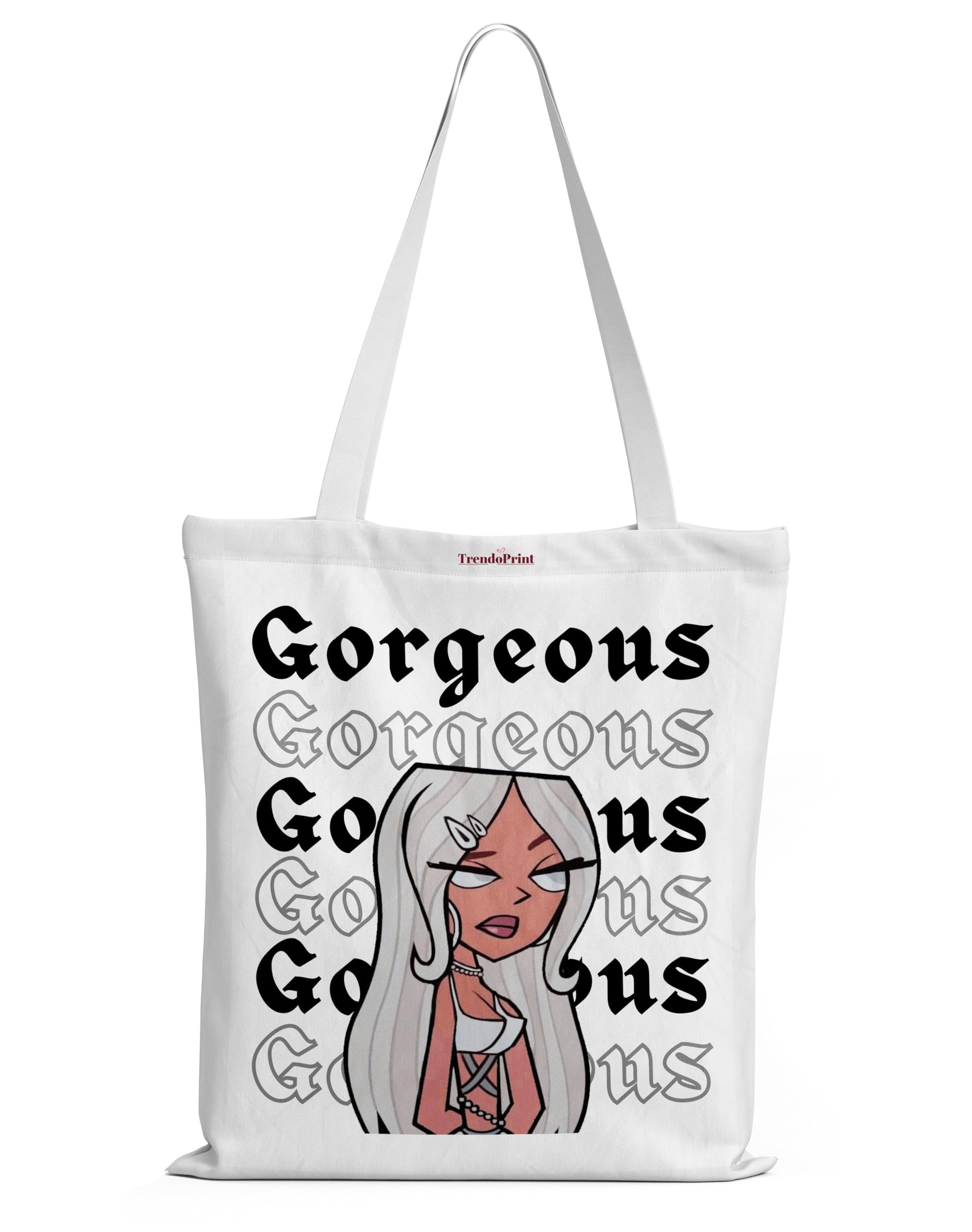 TrendoPrint College Tote Bag, Multi-Purpose Bag, Sturdy Canvas Bag With 15Kgs Capacity Shopping/Grocery Tote Bags For Women, Girls & Mens (NTB18)