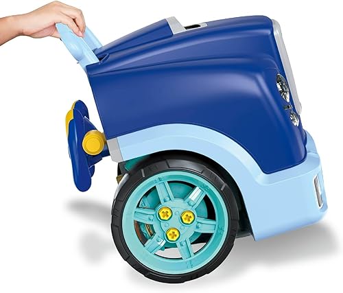 Miniatura 5 de The Bubble Factory Taller de motor de automóvil - Azul - Juguete mecánico para desmontar y reconstruir, funciona con pilas, luces y efectos de