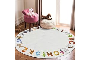 Learn & Play Rug: Soft Educational ABC Rug for Kids Room Decor