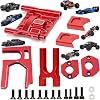 Alloy Center Diff MountDifferential Cover MountSliding Motor Mount Upgrades for ARRMA 18 TyphonKratonOutcastNotoriousTalion 6S BLX,17 Mojave 6S BLXLimitlessRed