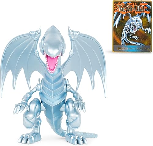 Miniatura 1 de Yu-Gi-Oh Figura de acción articulada de 7 pulgadas edición limitada incluye tarjeta de intercambio exclusiva el dragón blanco de ojos azules