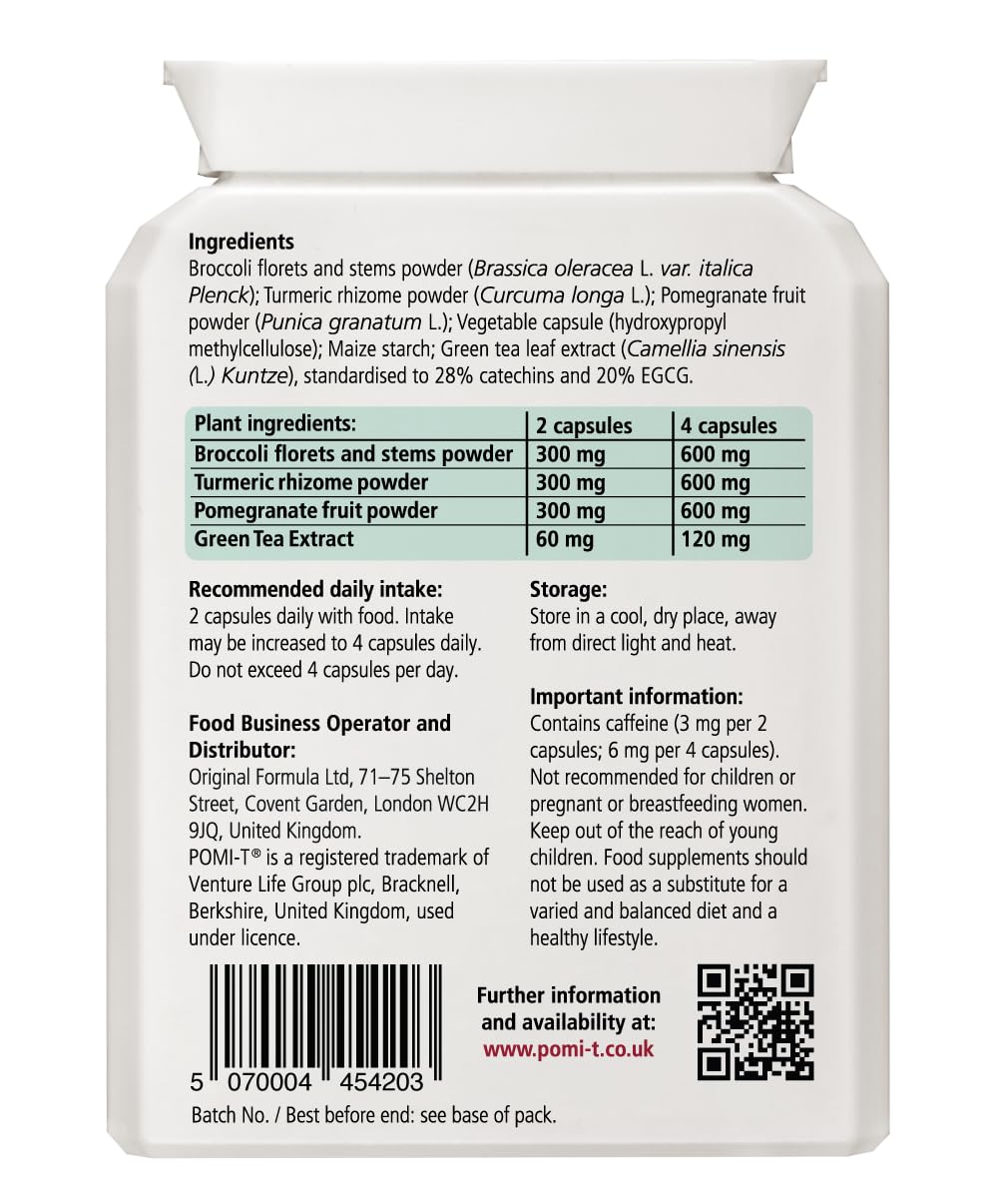 Pomi-T Polyphenol Nahrungsergänzung 60 Kapseln (3er Packung - 180 Kapseln)