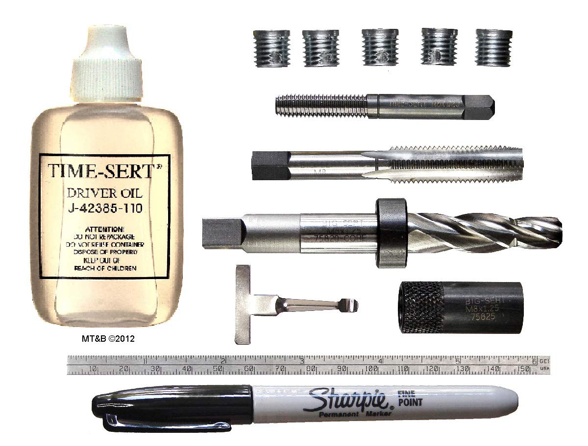 TIME-SERT 1812 CORE BS M8 x 1.25 Metric Rocker Arm Thread Repair Kit