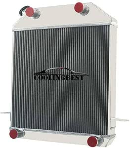 Amazon.com: COOLINGBEST 4 Row Aluminum Radiator for 1939 1940 1941 Ford ...