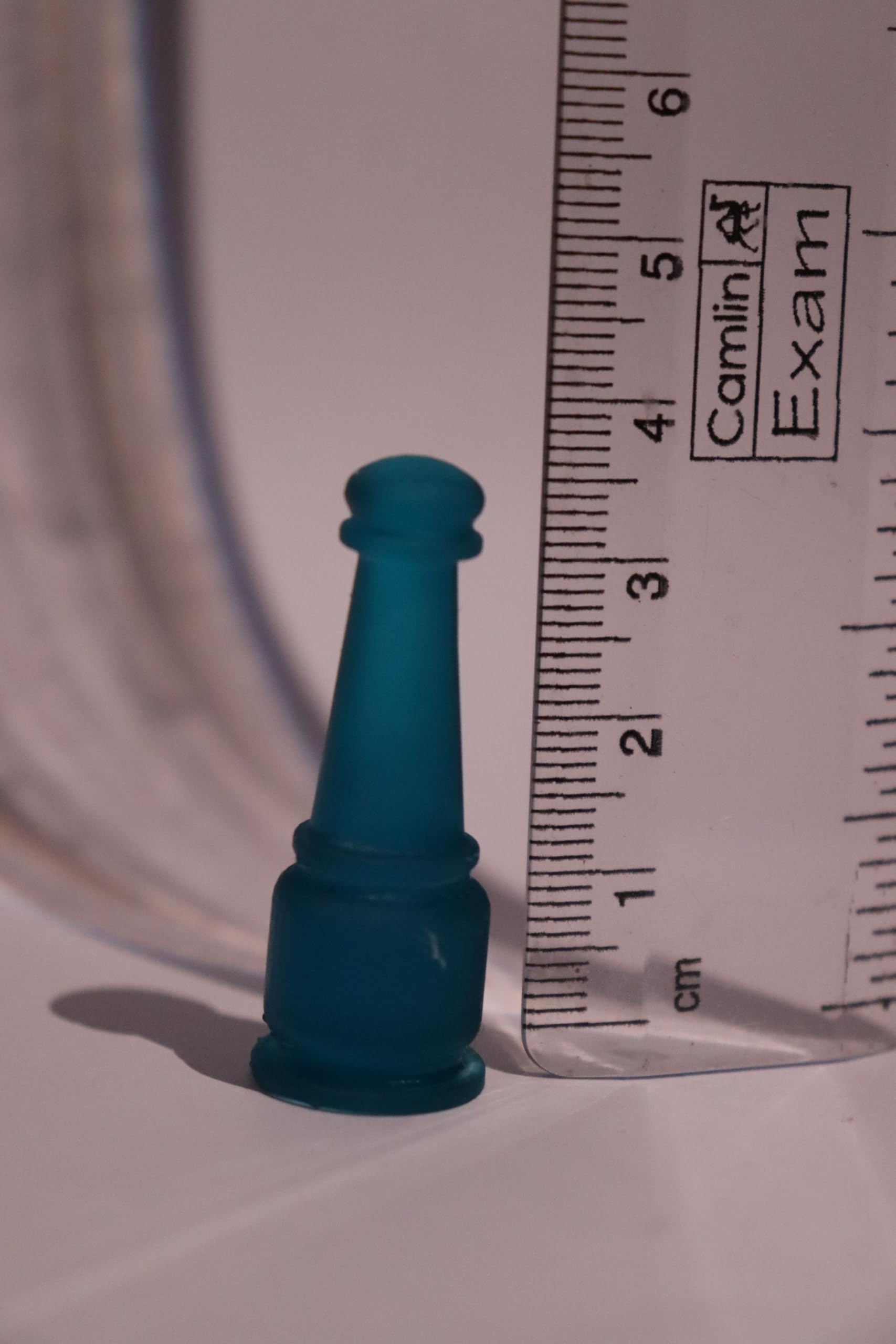 Chess Pieces Pawn Fidget Toy, Resin Printed, (Blue)